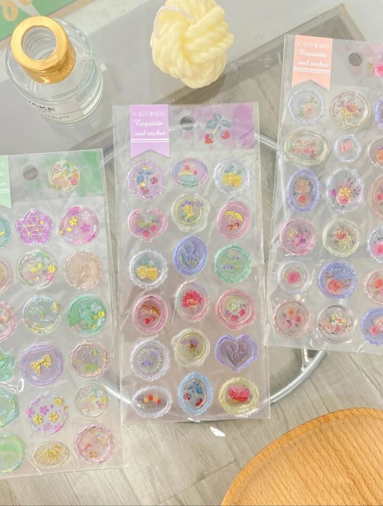 Aesthetic Wax Seal Stickers