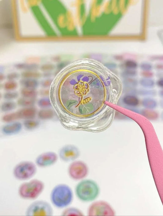 Aesthetic Wax Seal Stickers