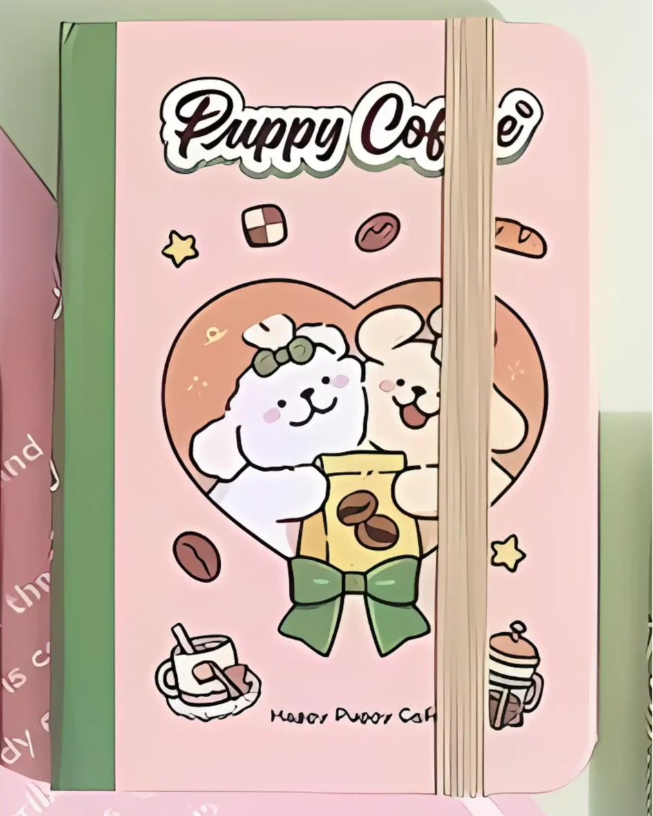 Puppy Coffee Notebook
