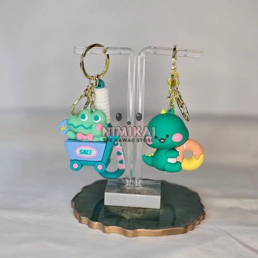 Animal Kawaii Keychain Green