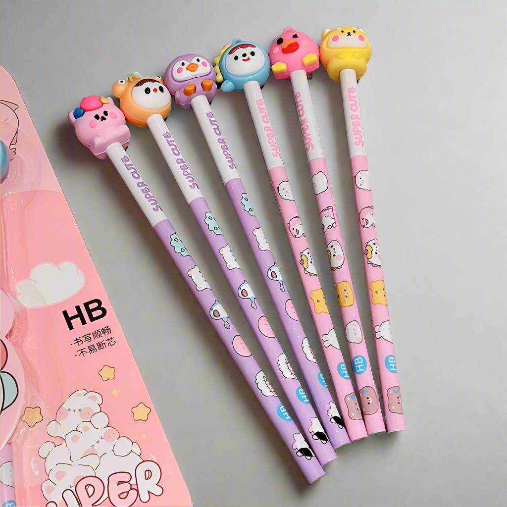 Super Cute Pencil (Set of 6)