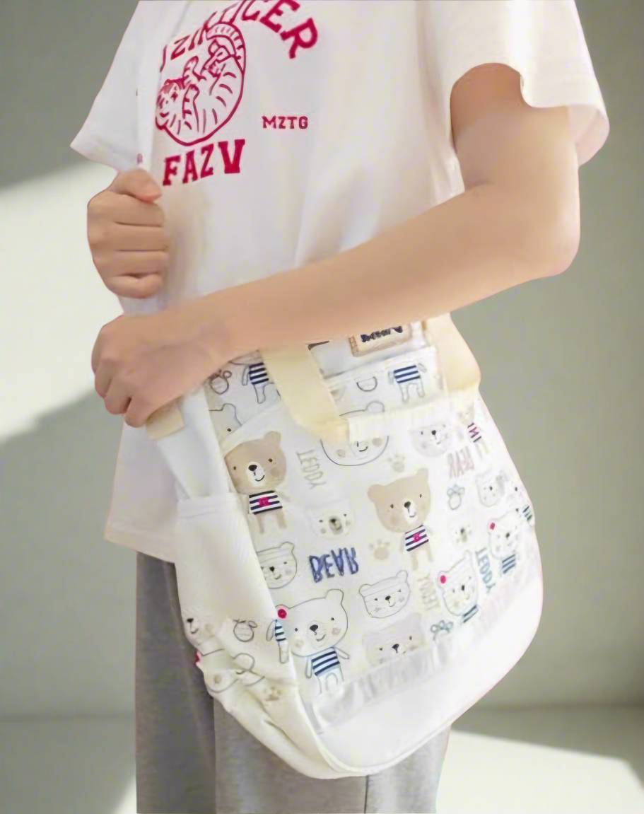 Kawaii Bear Tote Bags