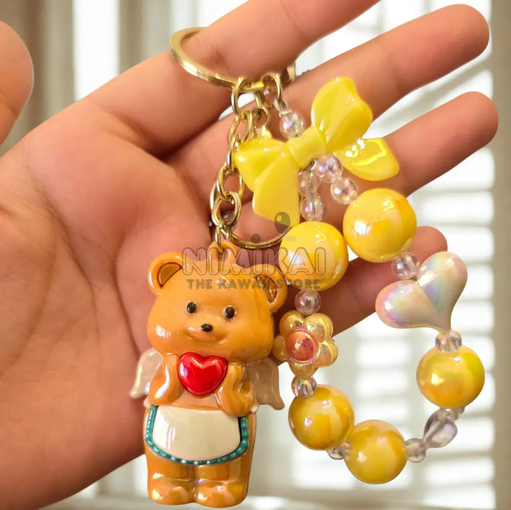 Butter Bear Charm Keychain Keychain