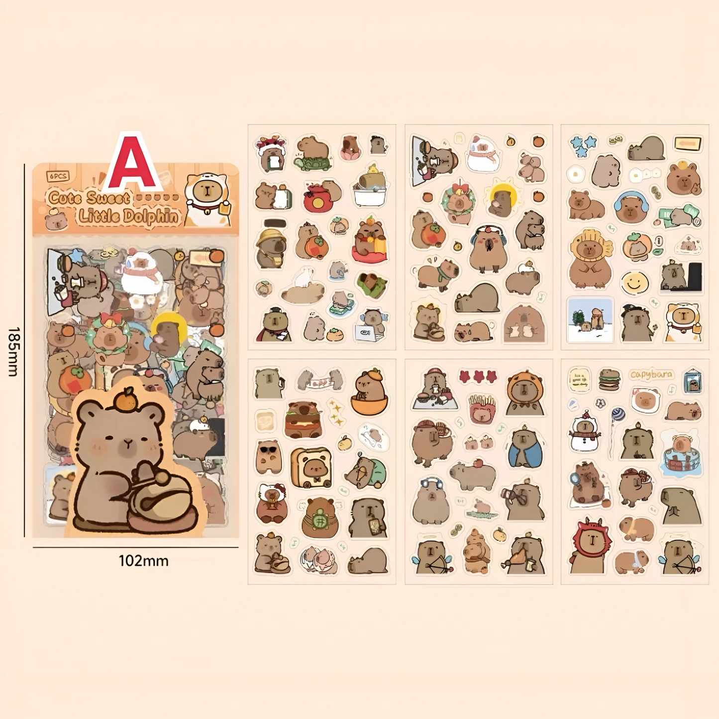 Capybara Stickers