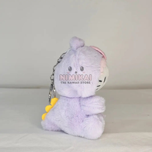 Hello Kitty In Dinosaur Onesie Plush Keychain