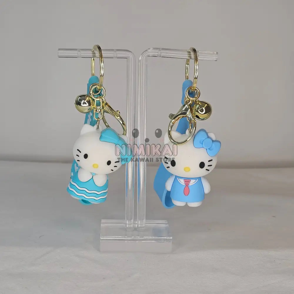Hello Kitty In Outfits Keychain