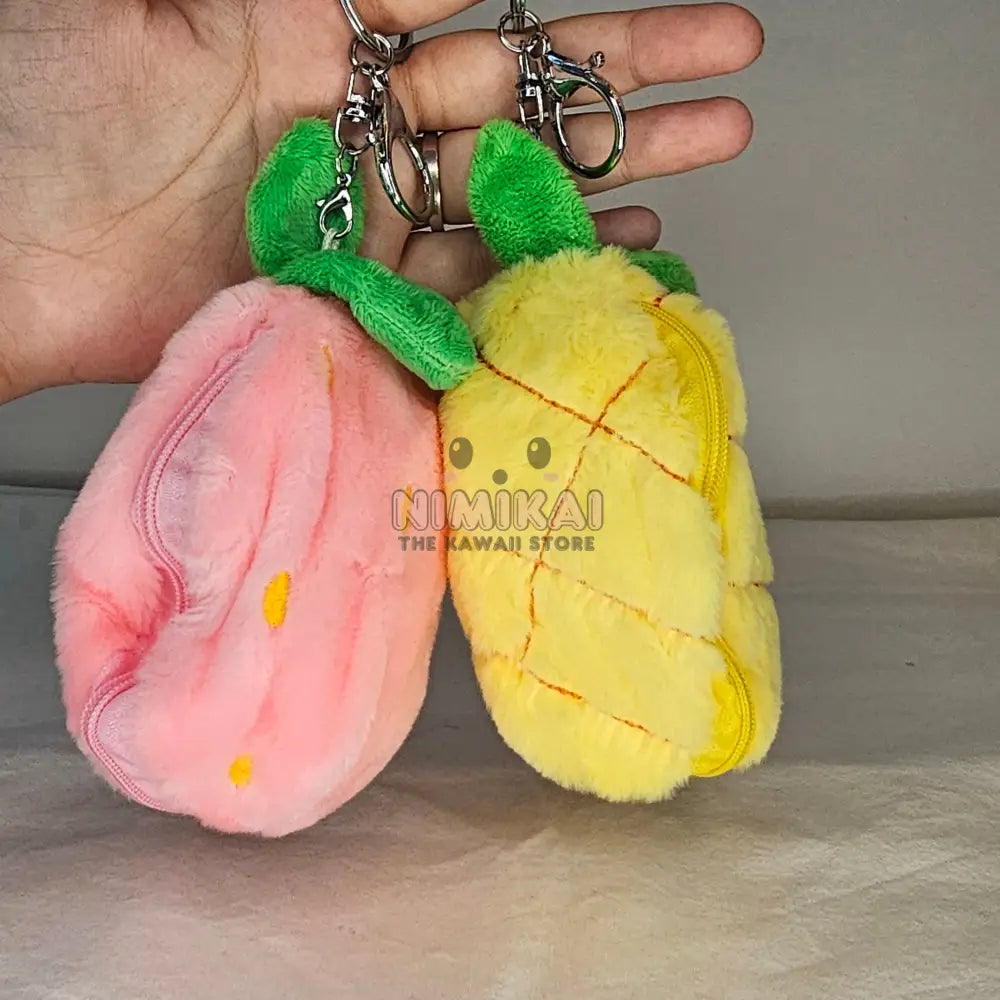 Hidden Bunny Plush Keychain
