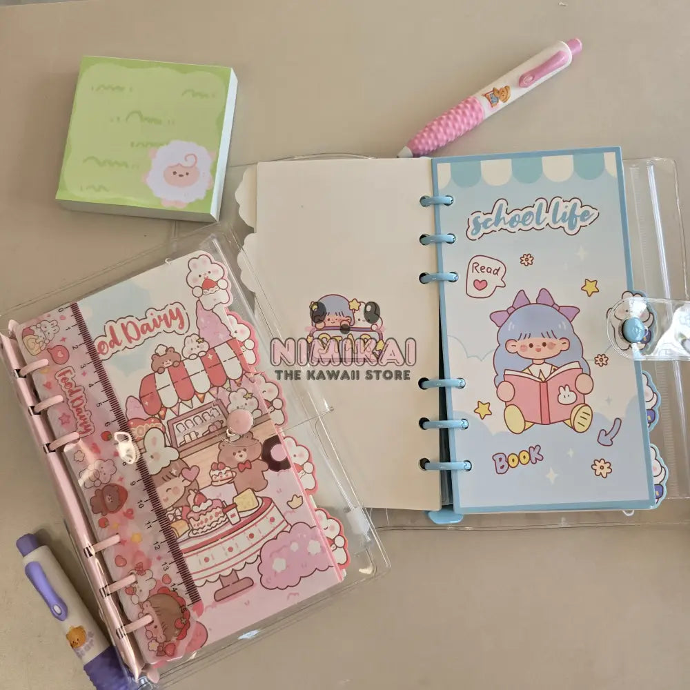 Kawaii Binder Diary Stationery
