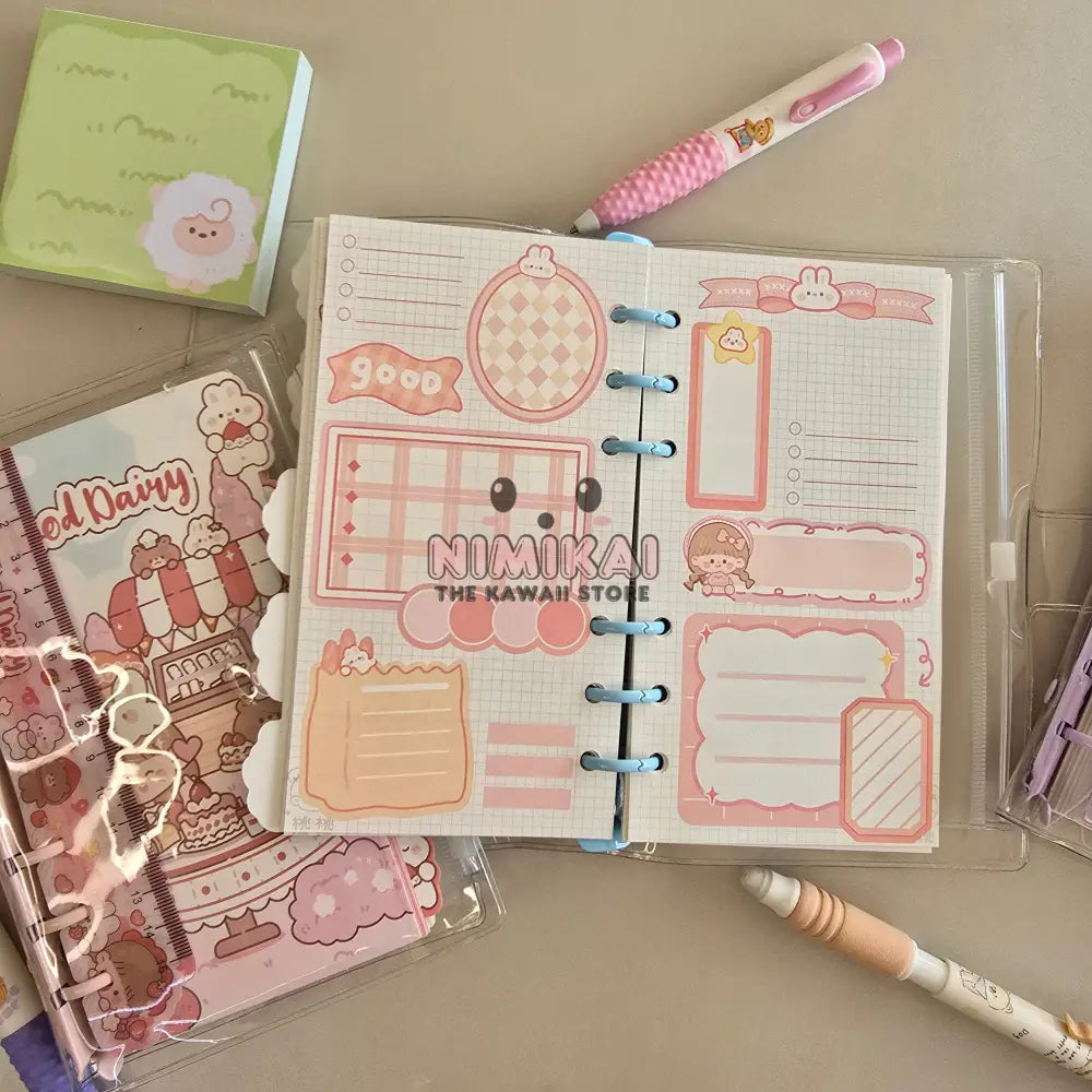 Kawaii Binder Diary Stationery