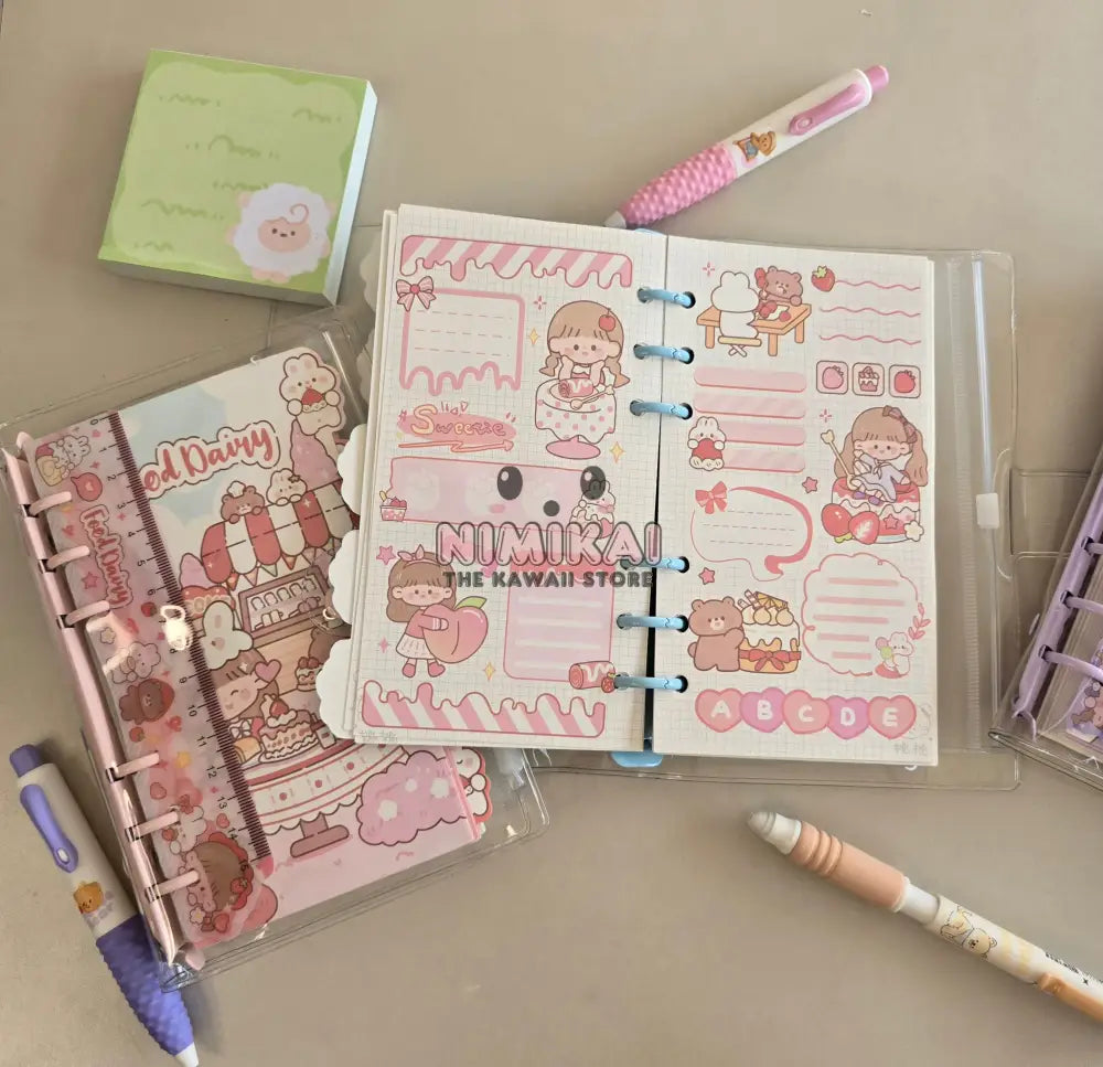 Kawaii Binder Diary Stationery