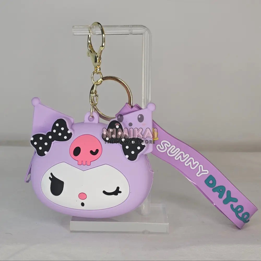 Kuromi Coin Pouch Keychain