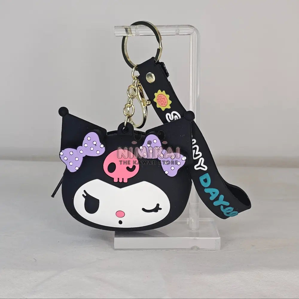 Kuromi Coin Pouch Keychain