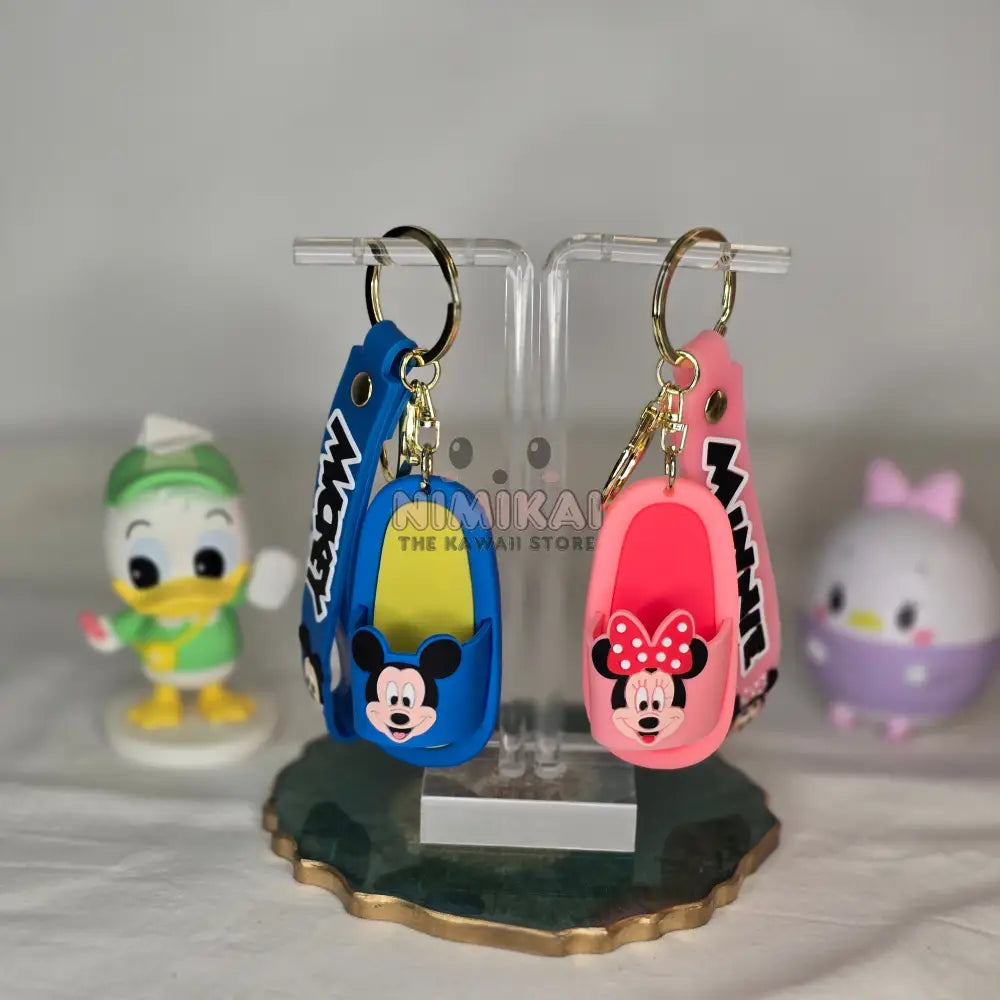 Mouse Character Slipper Keychain