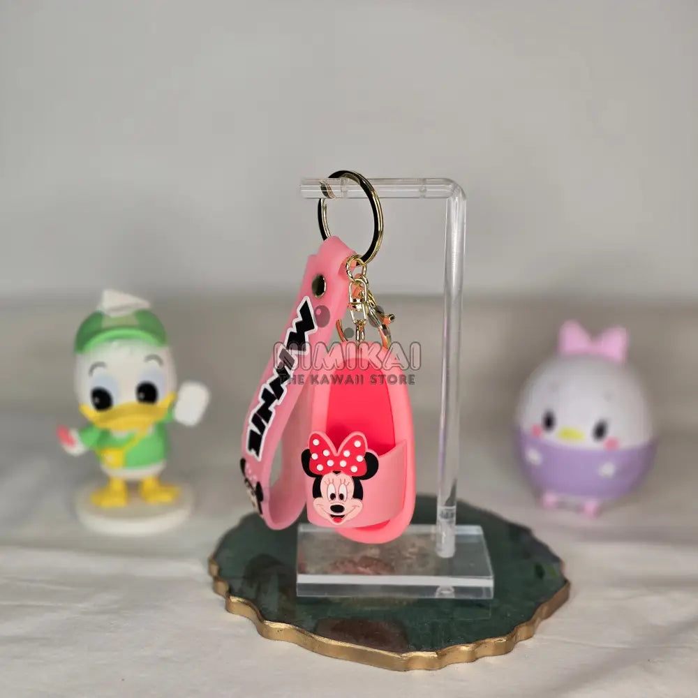 Mouse Character Slipper Keychain