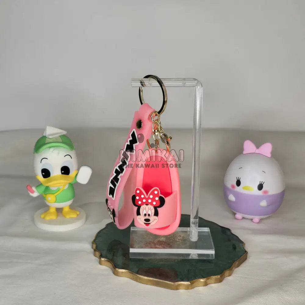 Mouse Character Slipper Keychain