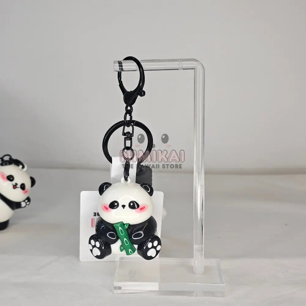 Panda Keychain Bamboo