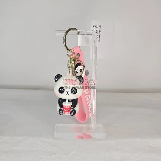 Panda Keychain Cola