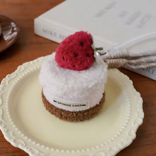 Plush Strawberry Shortcake Bag Charm