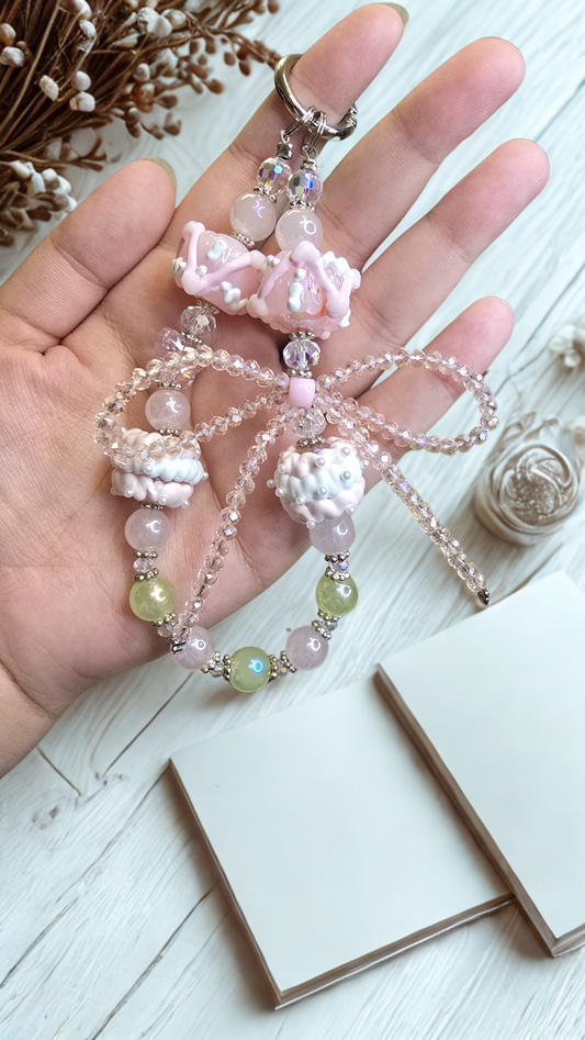 Bow Blush Phone Charm