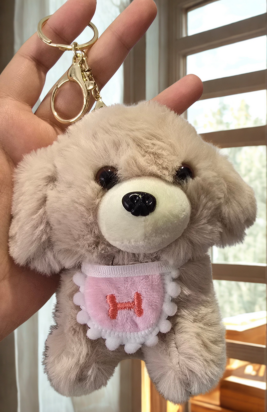 Dog Plush Keychain