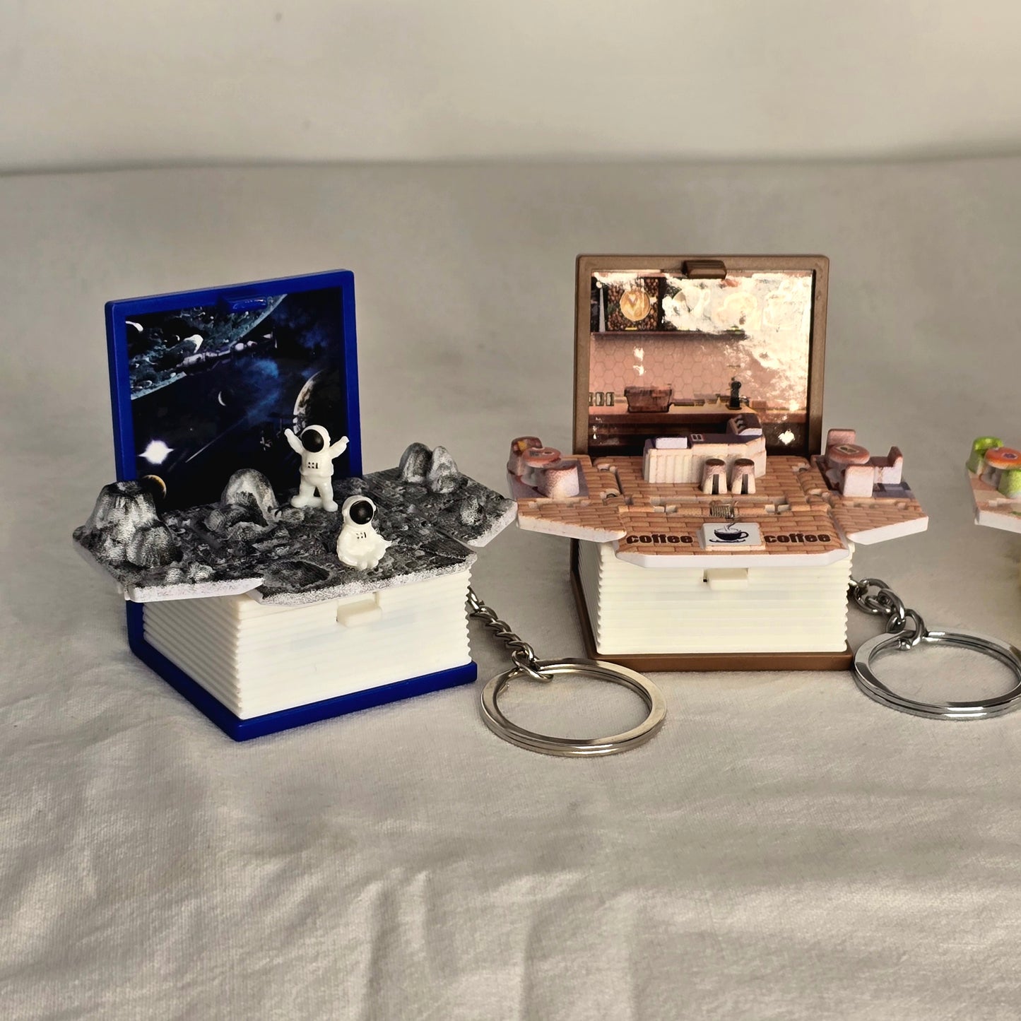 Pop Up Book Keychain
