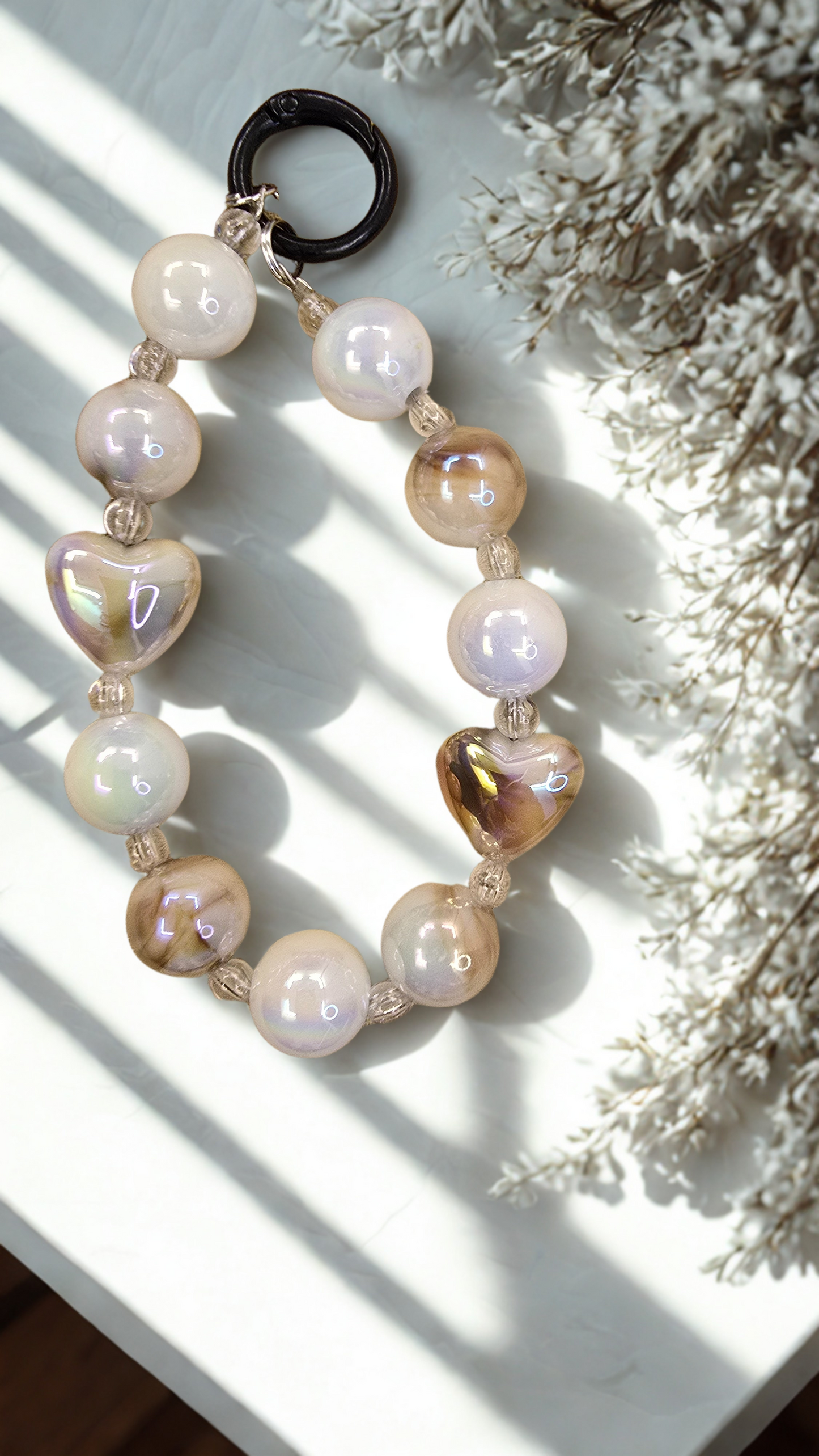 Blush Pearl Phone Charm