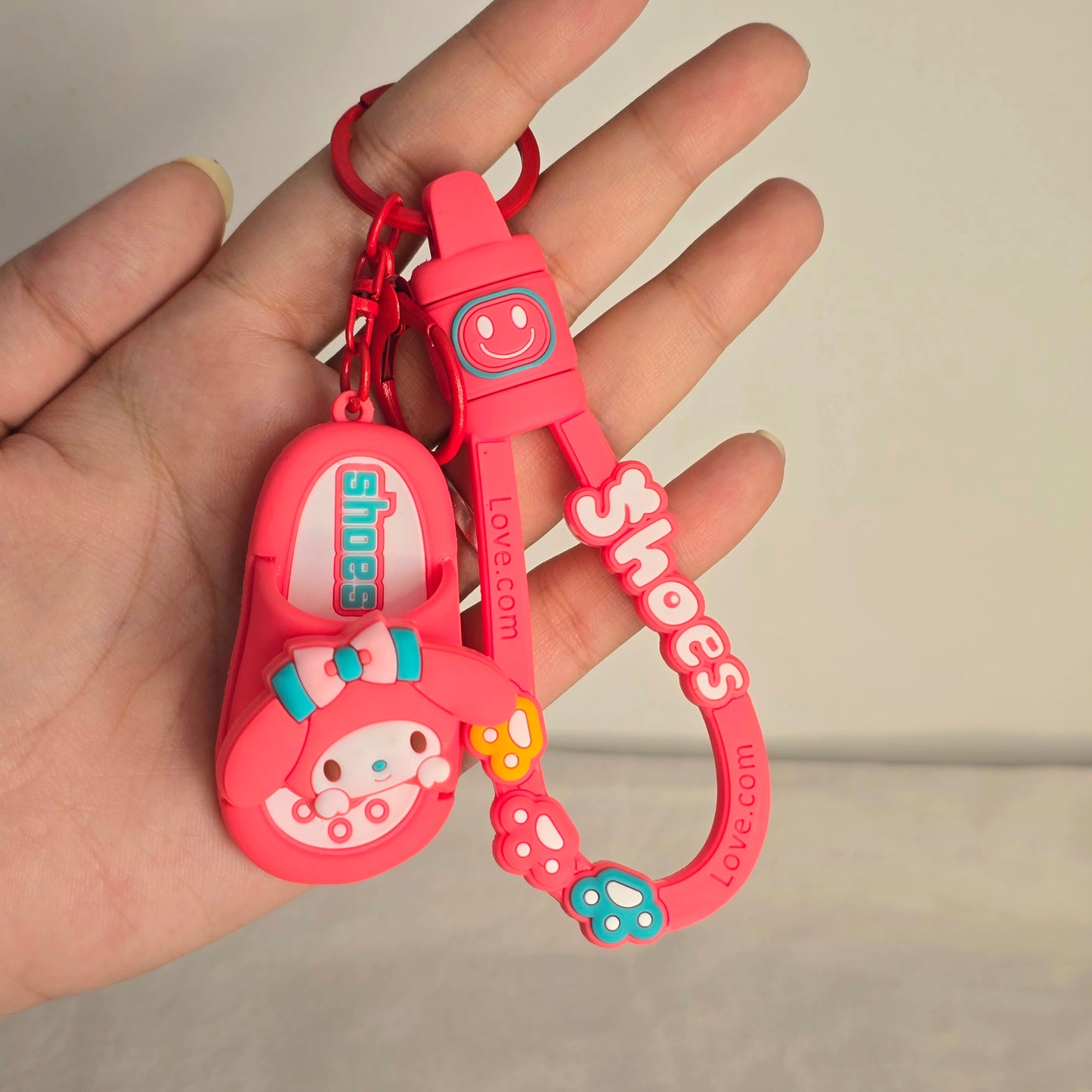Sanrio Fidget Slipper Keychain