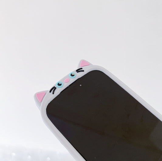 Grey Cat Fidget Phone Case