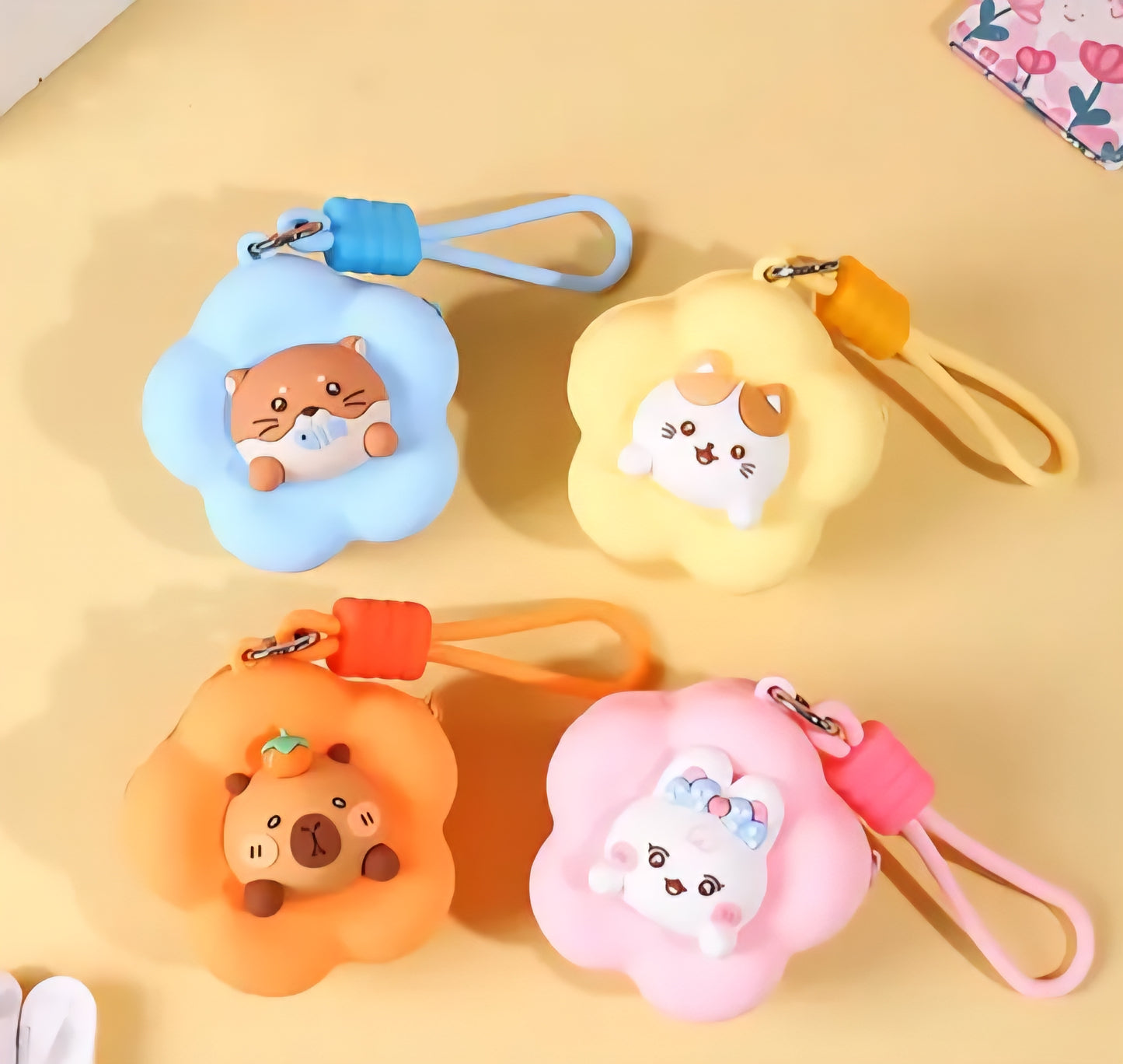 Kawaii Coin Pouch Keychain