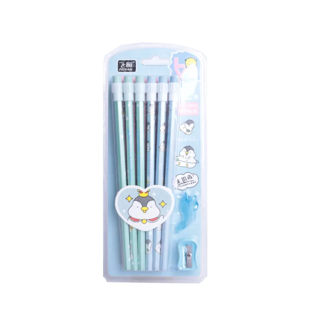 Penguin Pencil Set