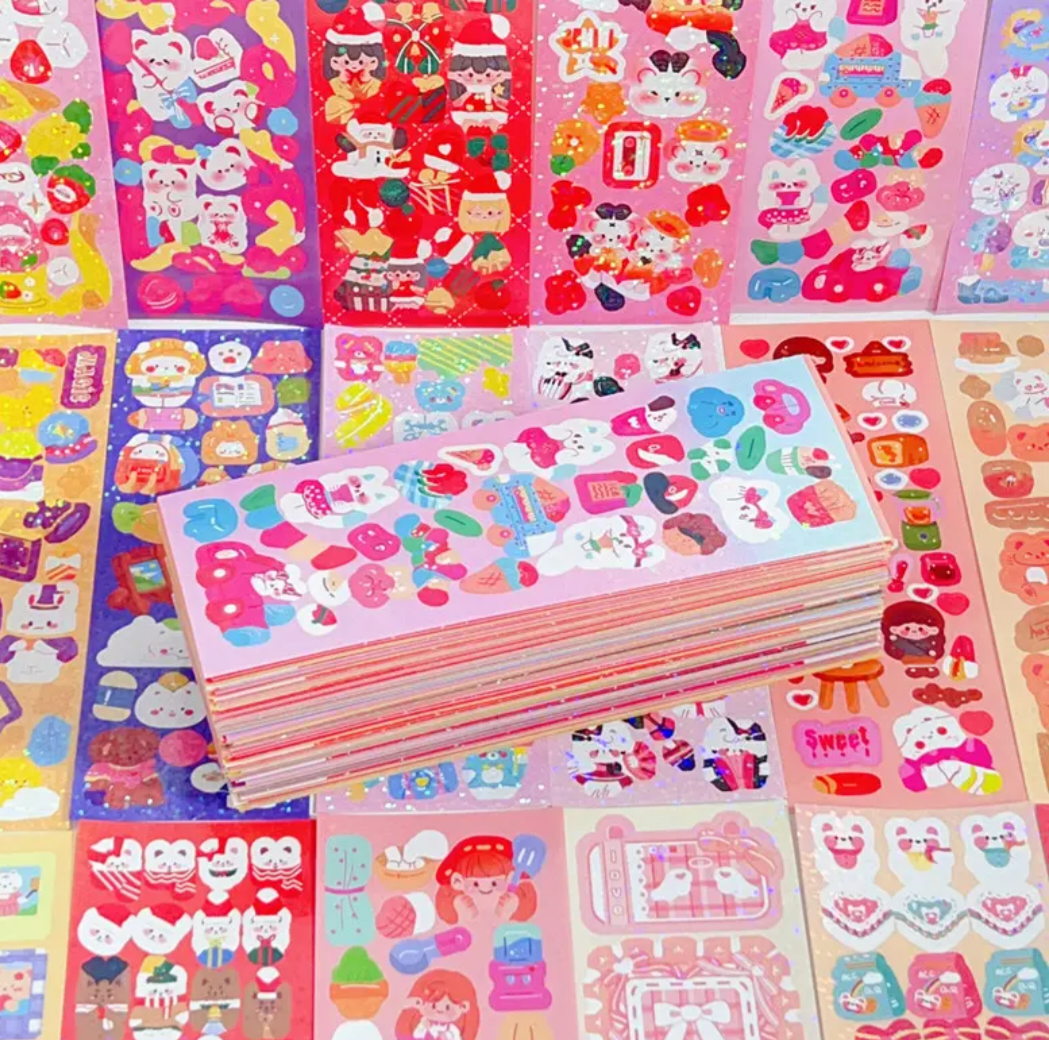 Mini Laser Cut Stickers (Pack of 4)