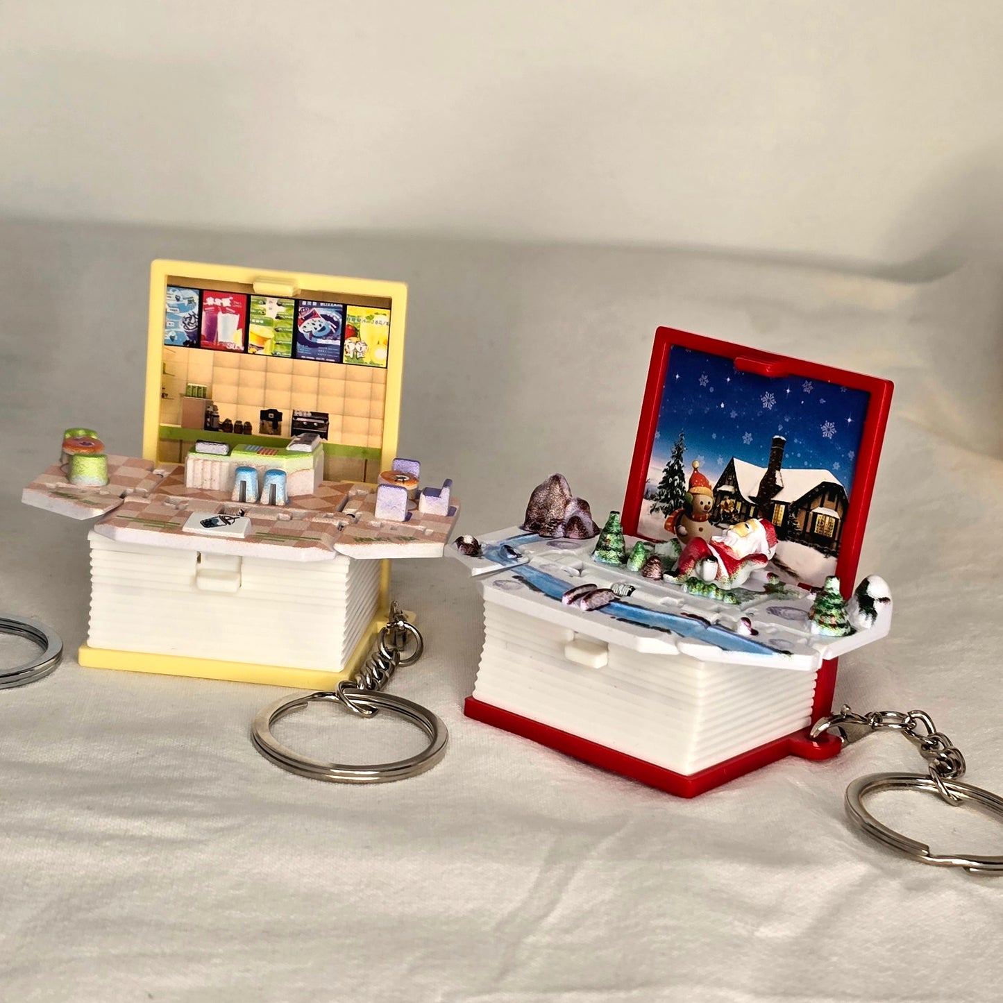 Pop Up Book Keychain