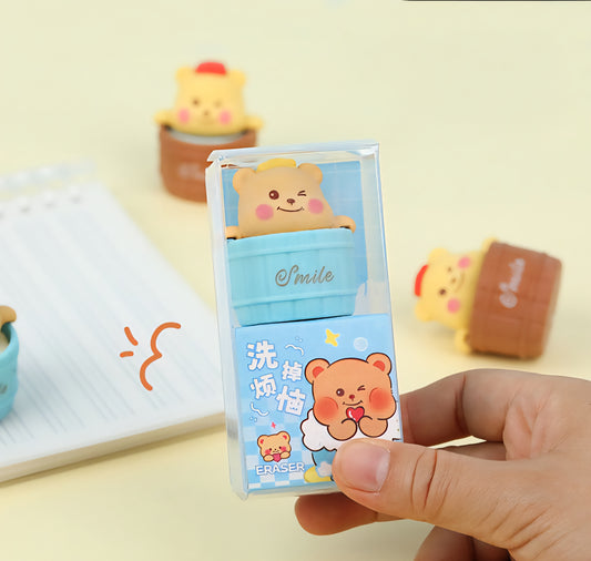 Bathing Bear Eraser