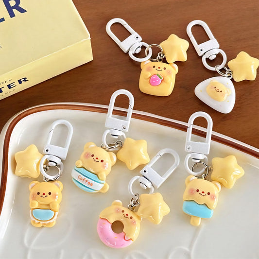 Butter Bear Keychain