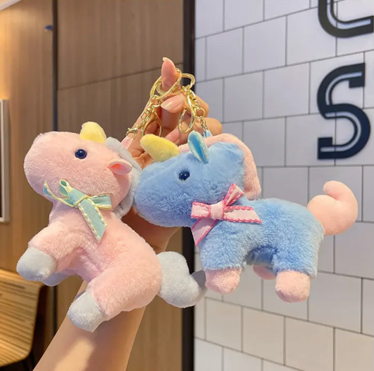 Unicorn Plush Keychain
