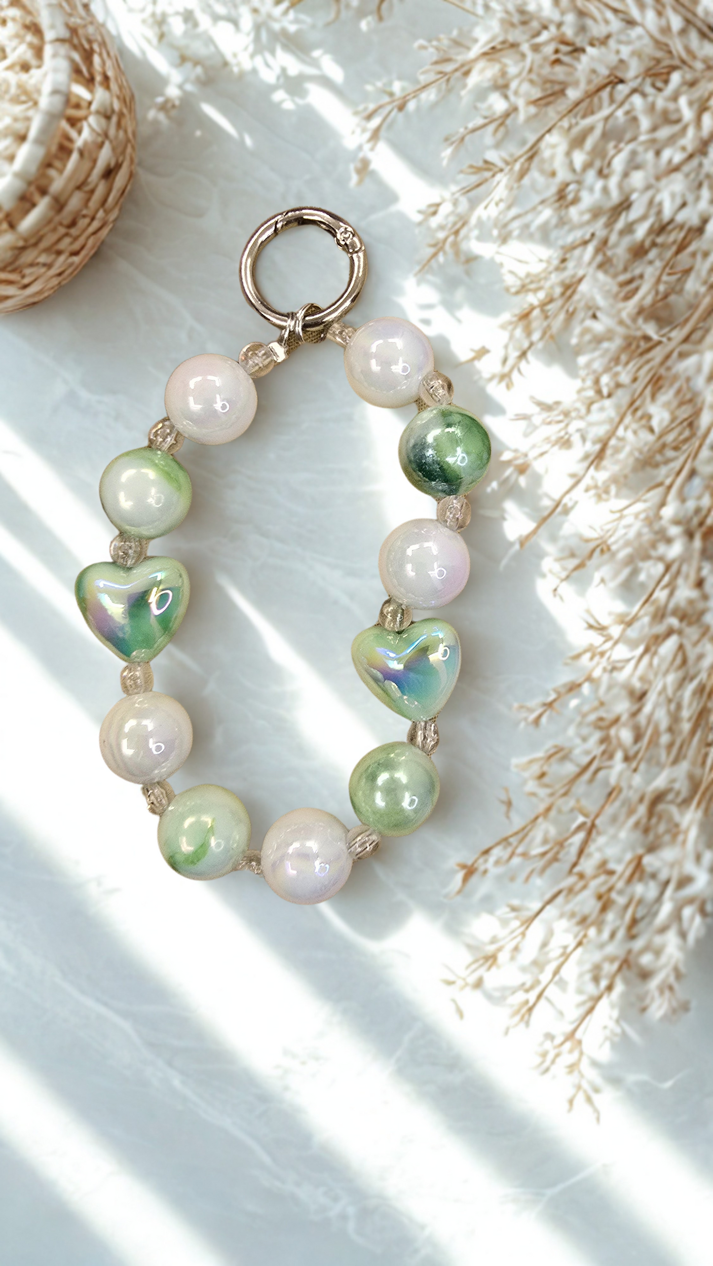 Blush Pearl Phone Charm
