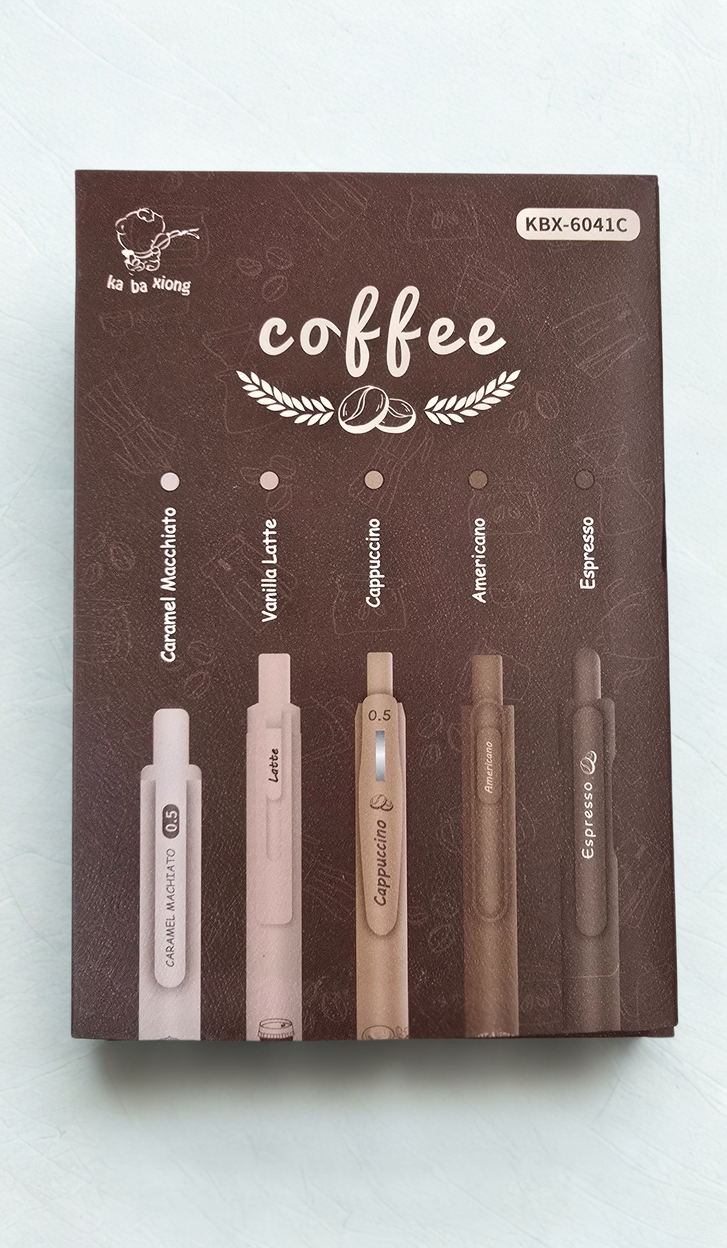 Coffee Theme Pen (Set of 5)