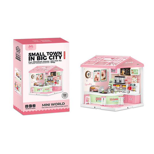 Milk Tea Shop Miniature DIY Kit