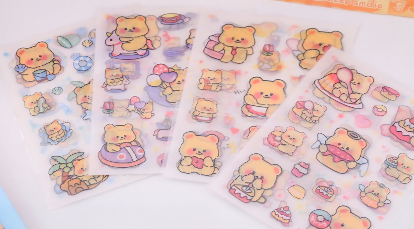 Cheese Bear Holographic Notebook