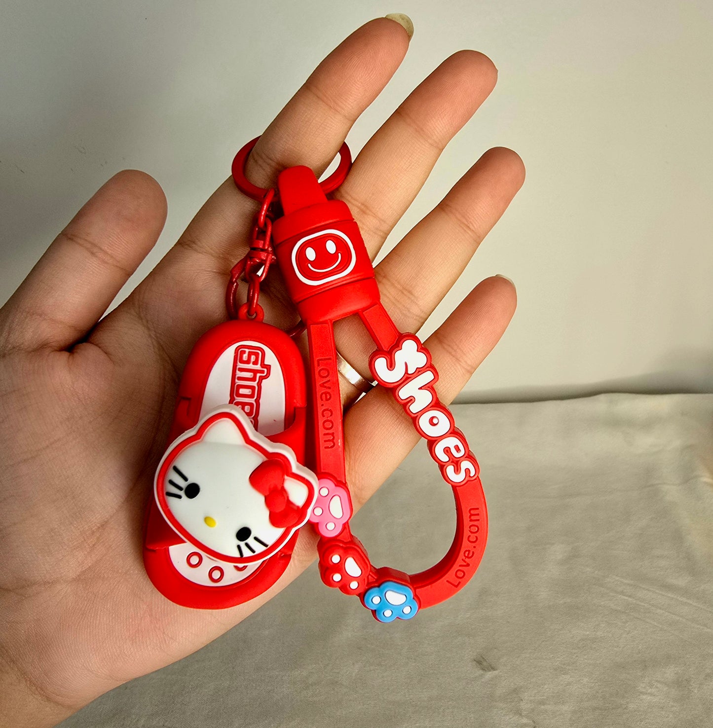 Sanrio Fidget Slipper Keychain