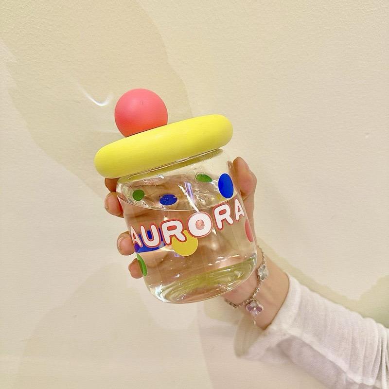Kawaii Pop Glass Bottle