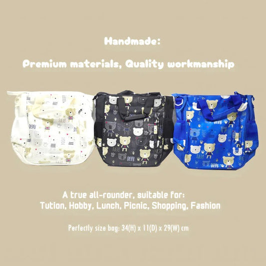 Kawaii Bear Tote Bags