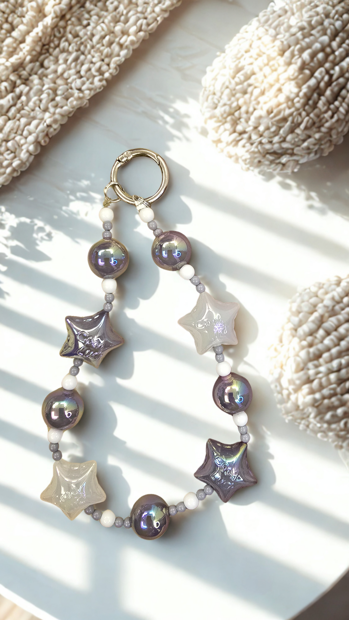 Blush Pearl Phone Charm