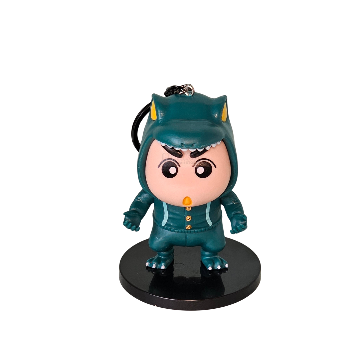 Shinchan Cosplay Figure Keychain with Stand
