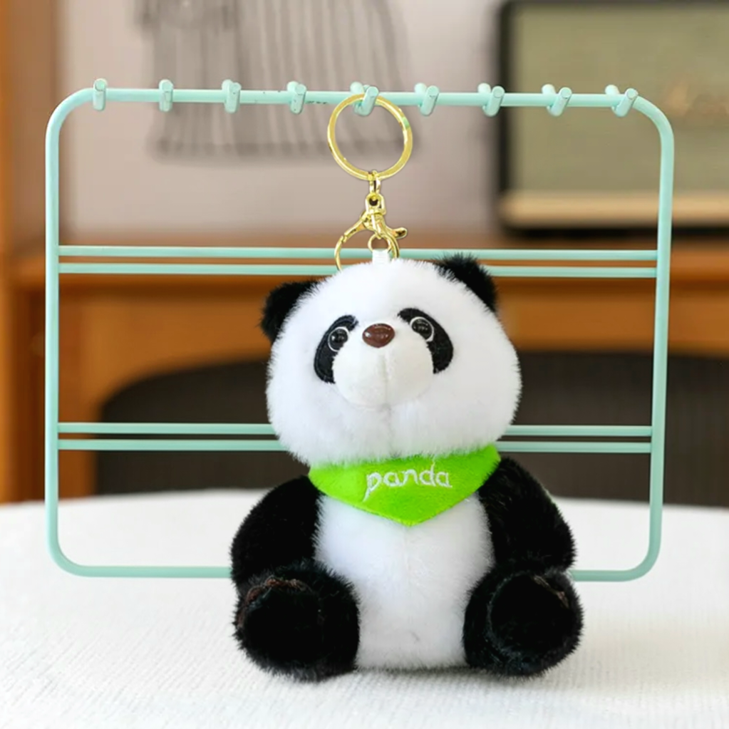 Fluffy Panda Plush Charm