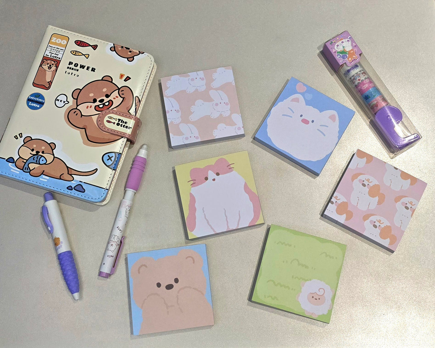 Kawaii Animal Memo Pads