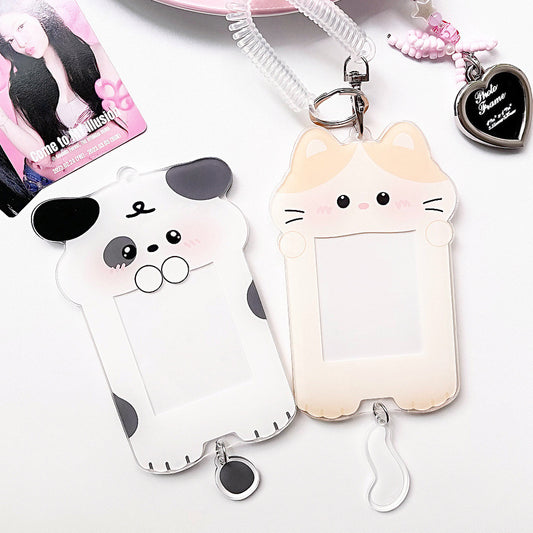 Animal Acrylic Photo Card Holder