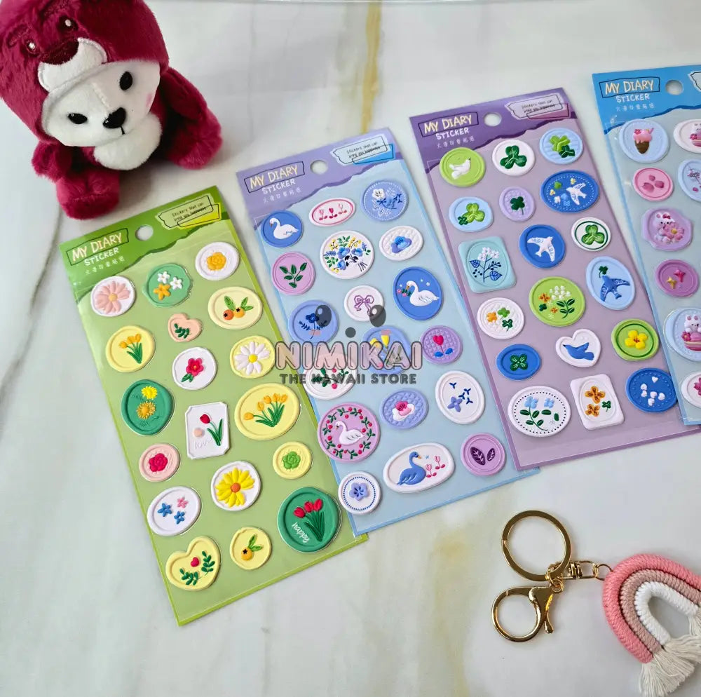 Wax Seal Stickers (Pack Of 3) Stationery