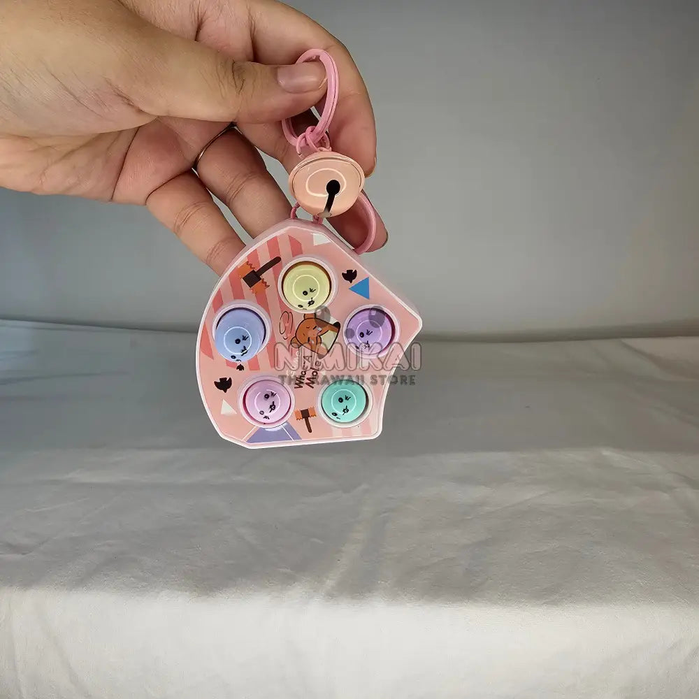 Whack-A-Mole Keychain