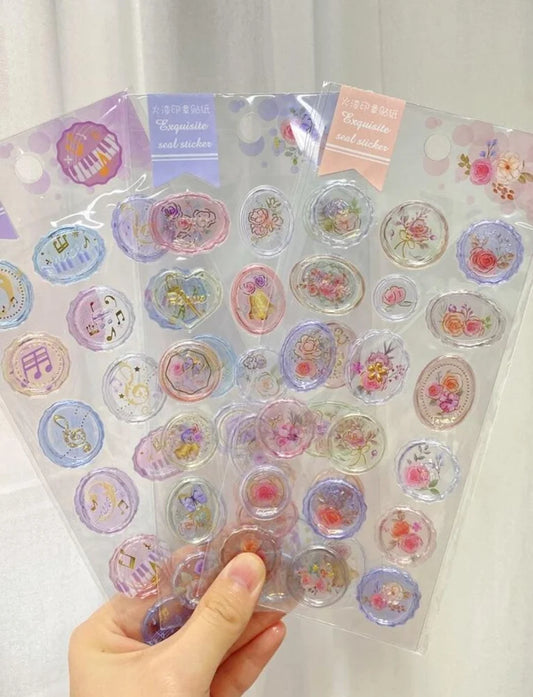 Aesthetic Wax Seal Stickers